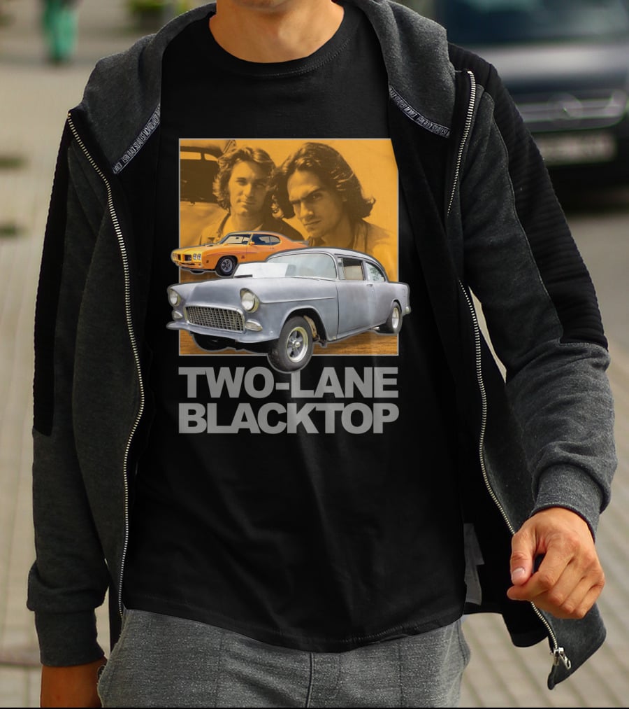Two-Lane Blacktop Classic Cars And Characters T-Shirt