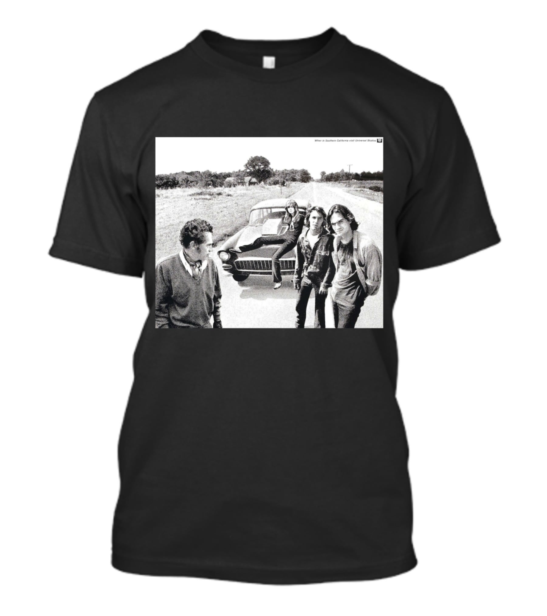 Two Lane Blacktop Picture Southern California Chevrolet Coupe Scene T-Shirt