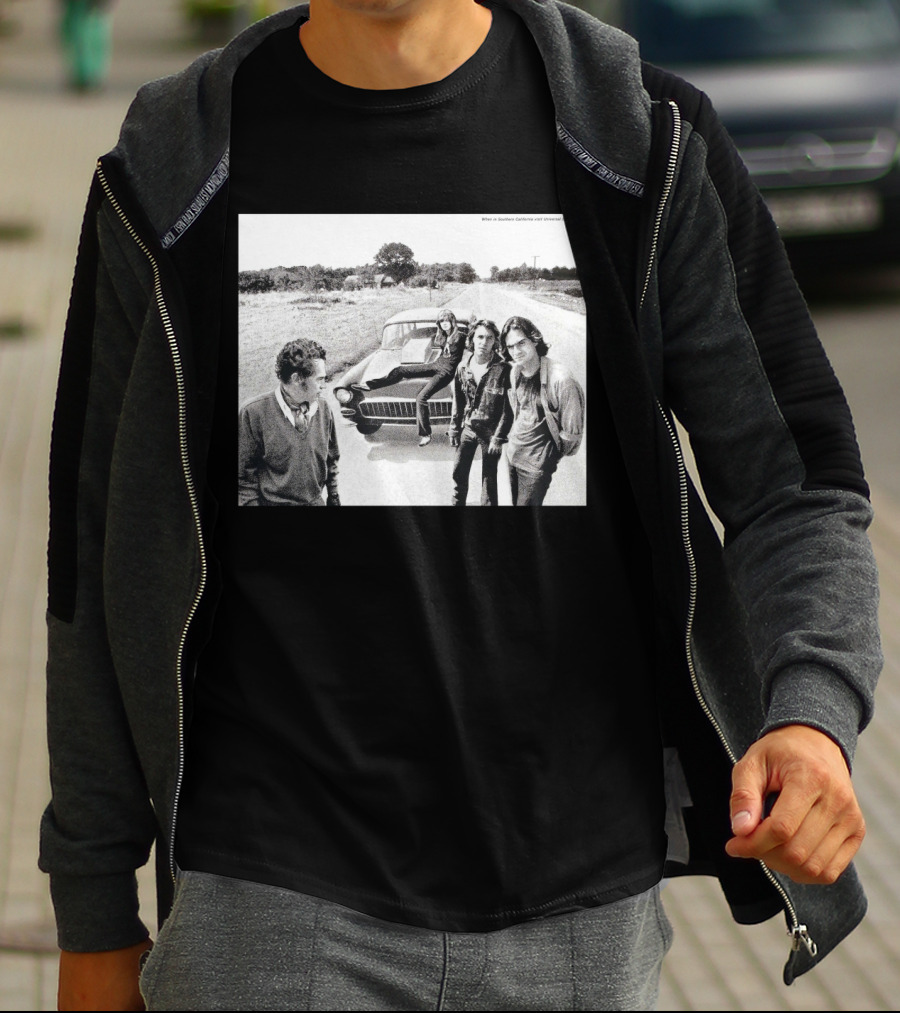 Two Lane Blacktop Picture Southern California Chevrolet Coupe Scene T-Shirt