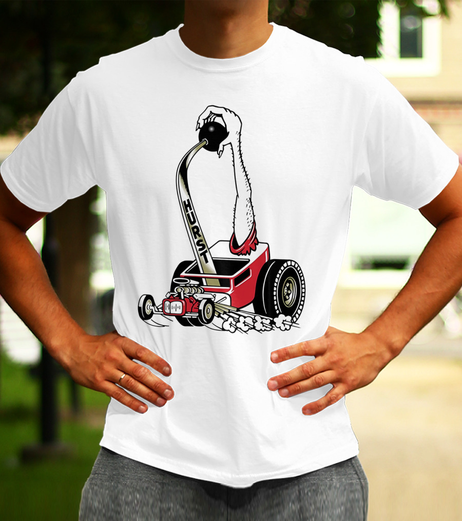 Hurst Floor Shift Monster Hot Rod Racing T-Shirt