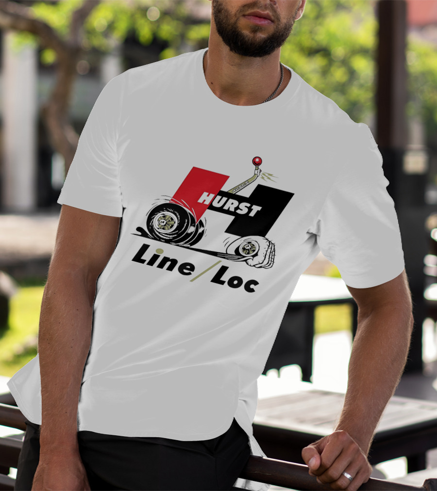 Hurst Line Loc Racing Tire Burnout T-Shirt