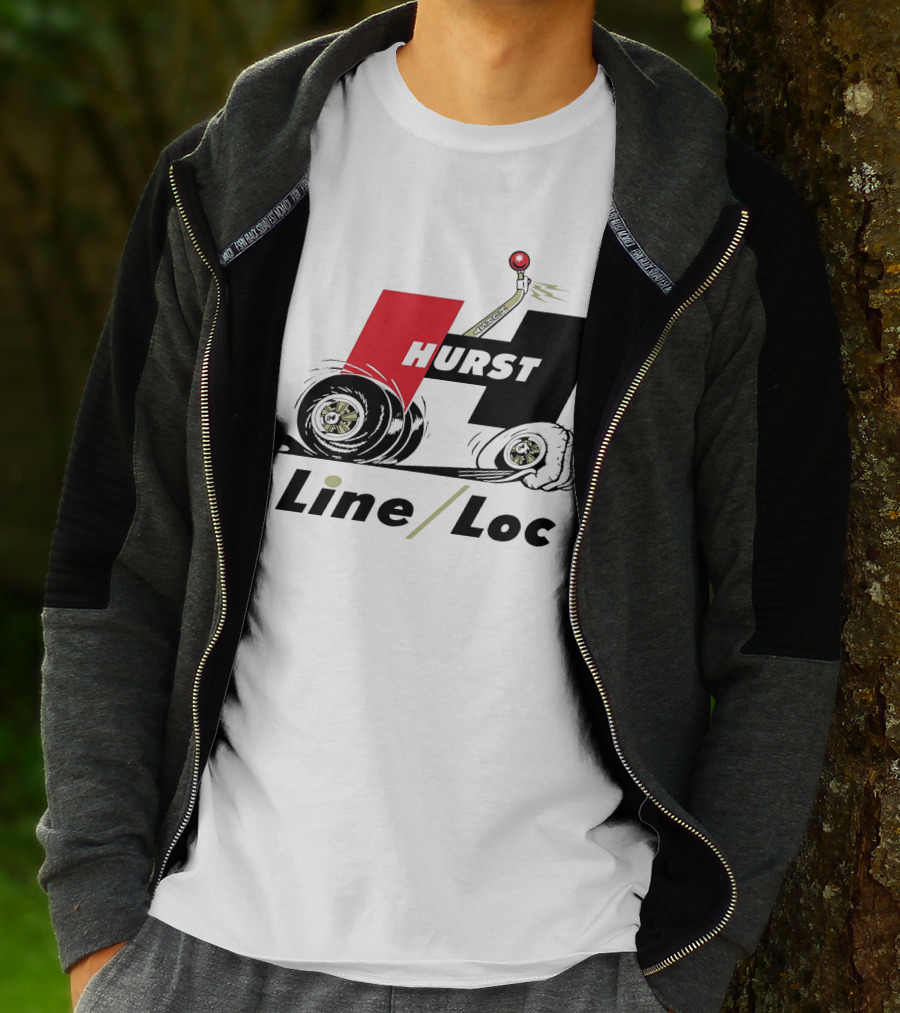 Hurst Line Loc Racing Tire Burnout T-Shirt