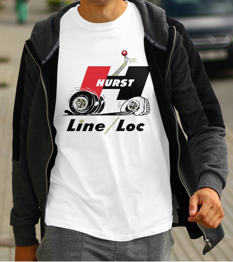 Hurst Line Loc Racing Tire Burnout T-Shirt