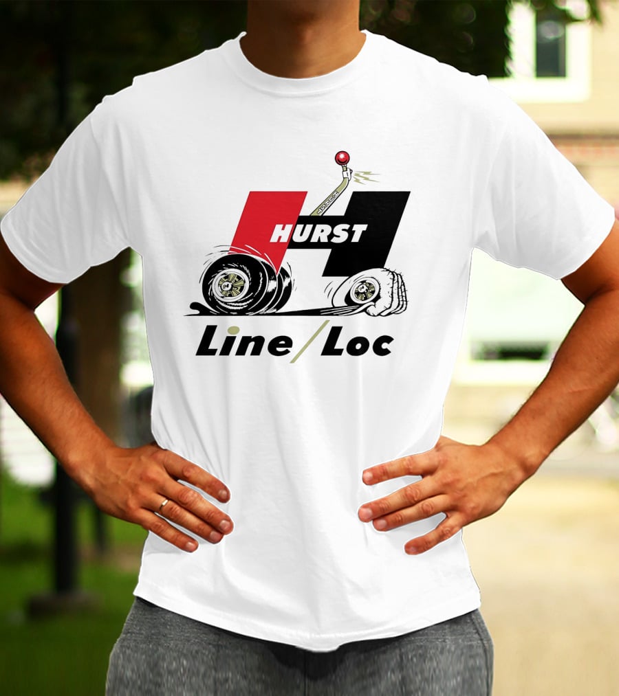 Hurst Line Loc Racing Tire Burnout T-Shirt