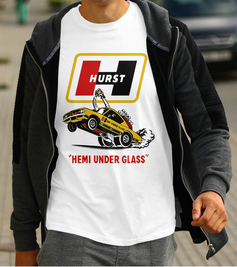 Hurst Hemi Under Glass Wheelstand T-Shirt