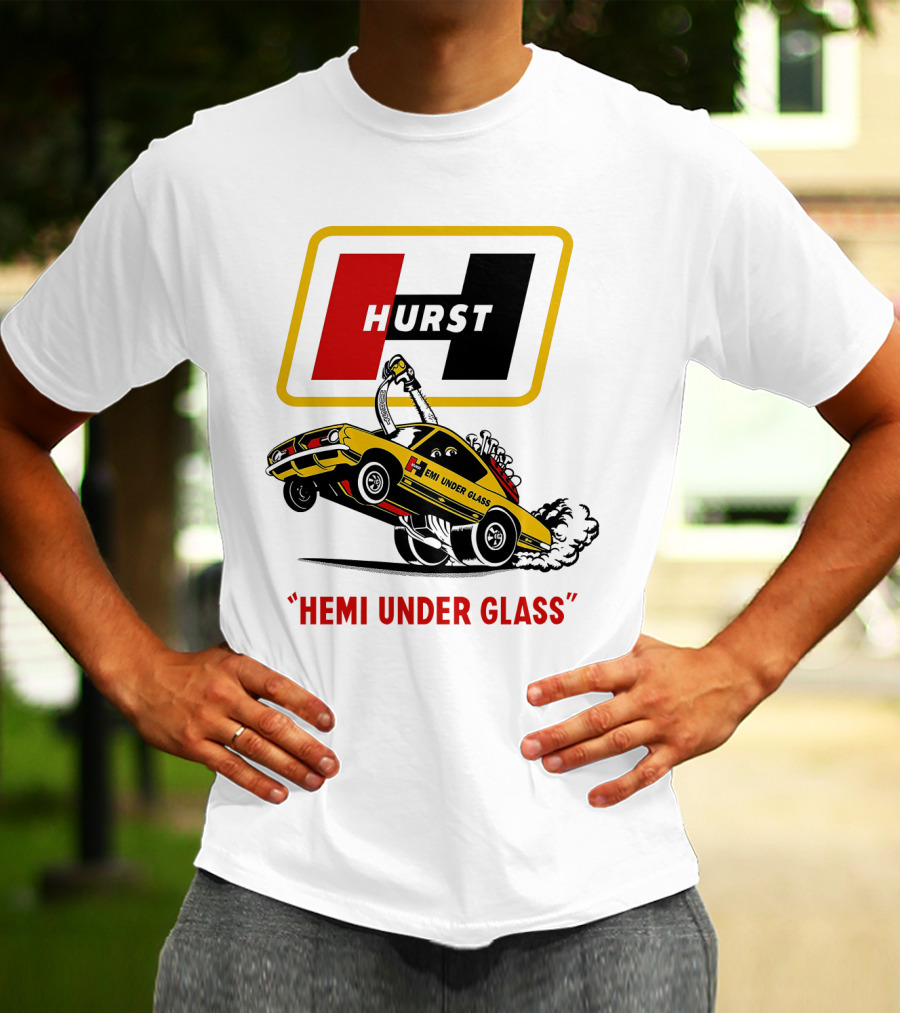 Hurst Hemi Under Glass Wheelstand T-Shirt
