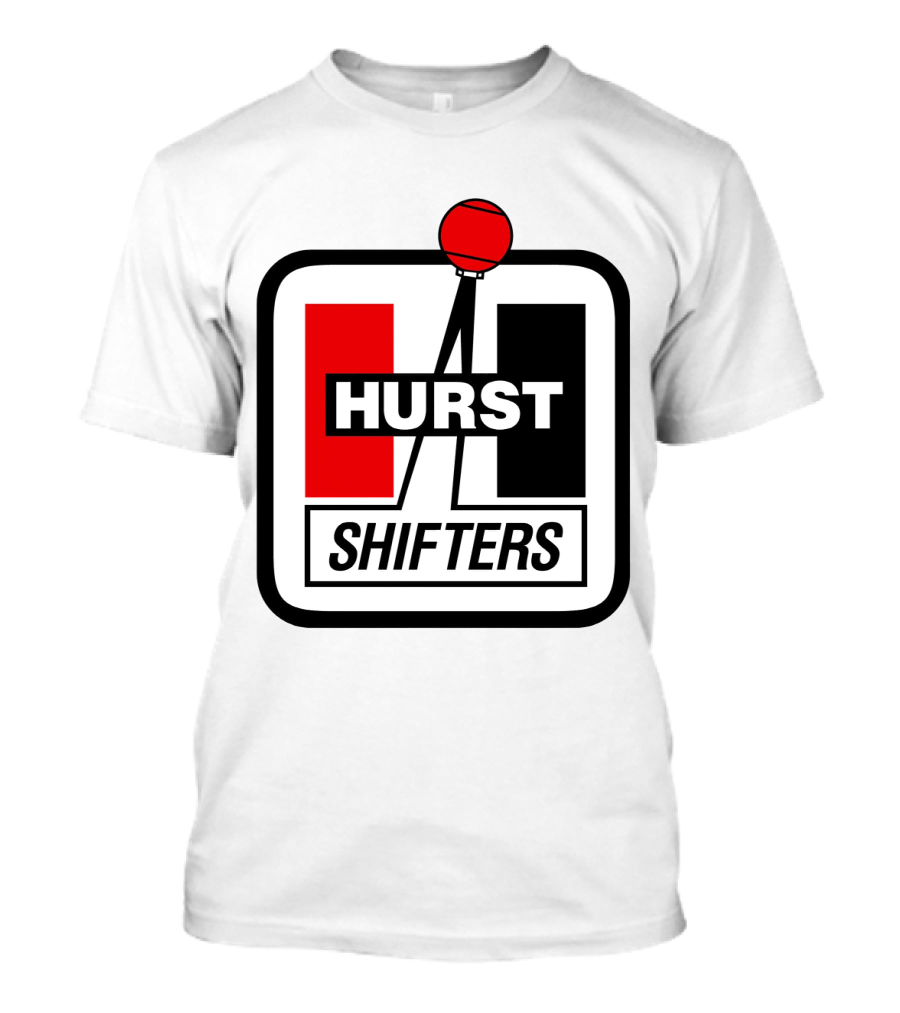Hurst Shifters Logo Red And Black Gear Stick T-Shirt