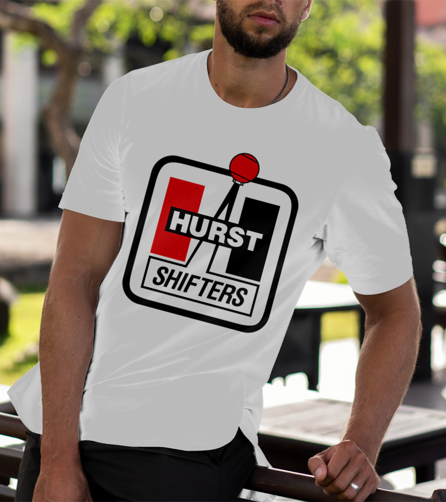 Hurst Shifters Logo Red And Black Gear Stick T-Shirt