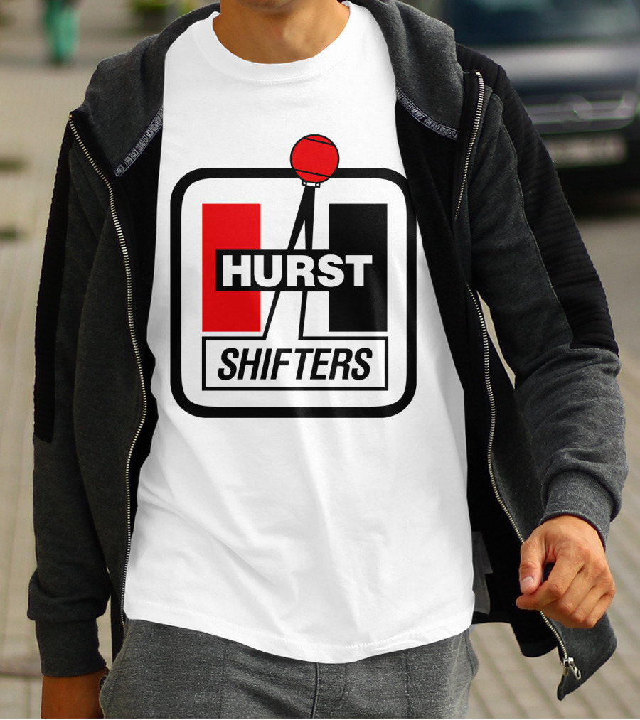 Hurst Shifters Logo Red And Black Gear Stick T-Shirt