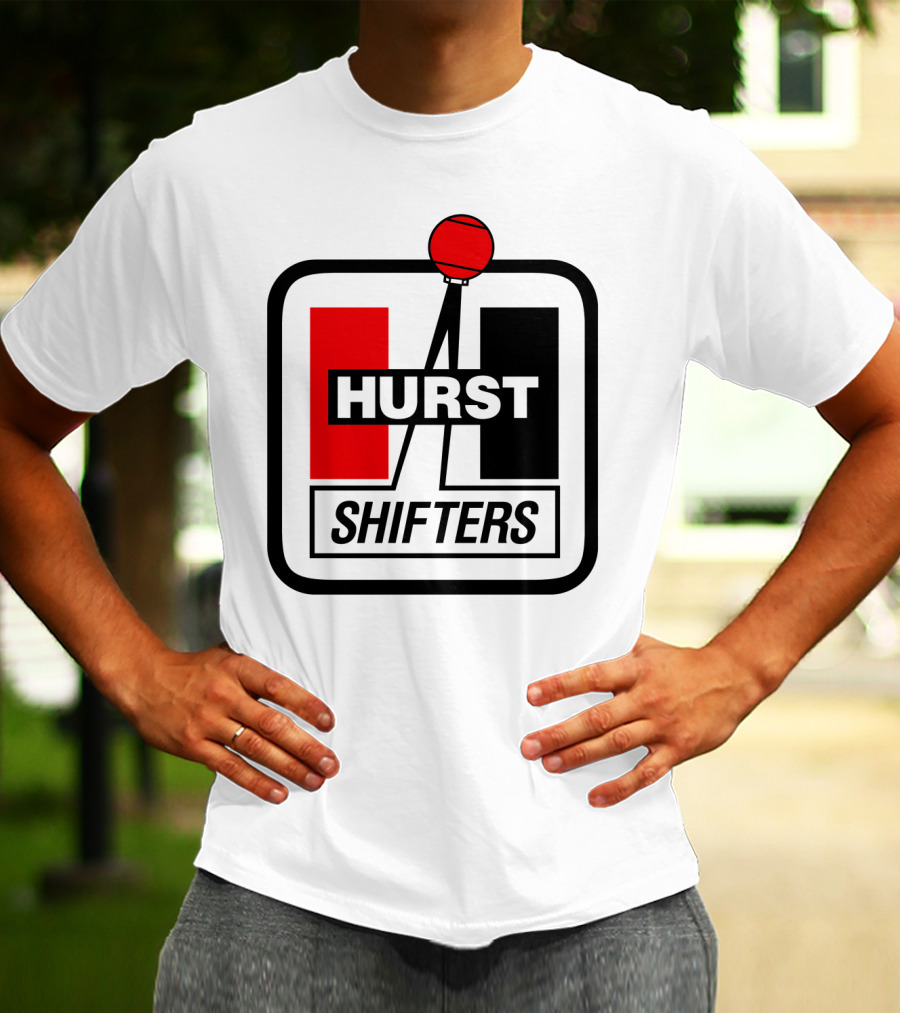 Hurst Shifters Logo Red And Black Gear Stick T-Shirt