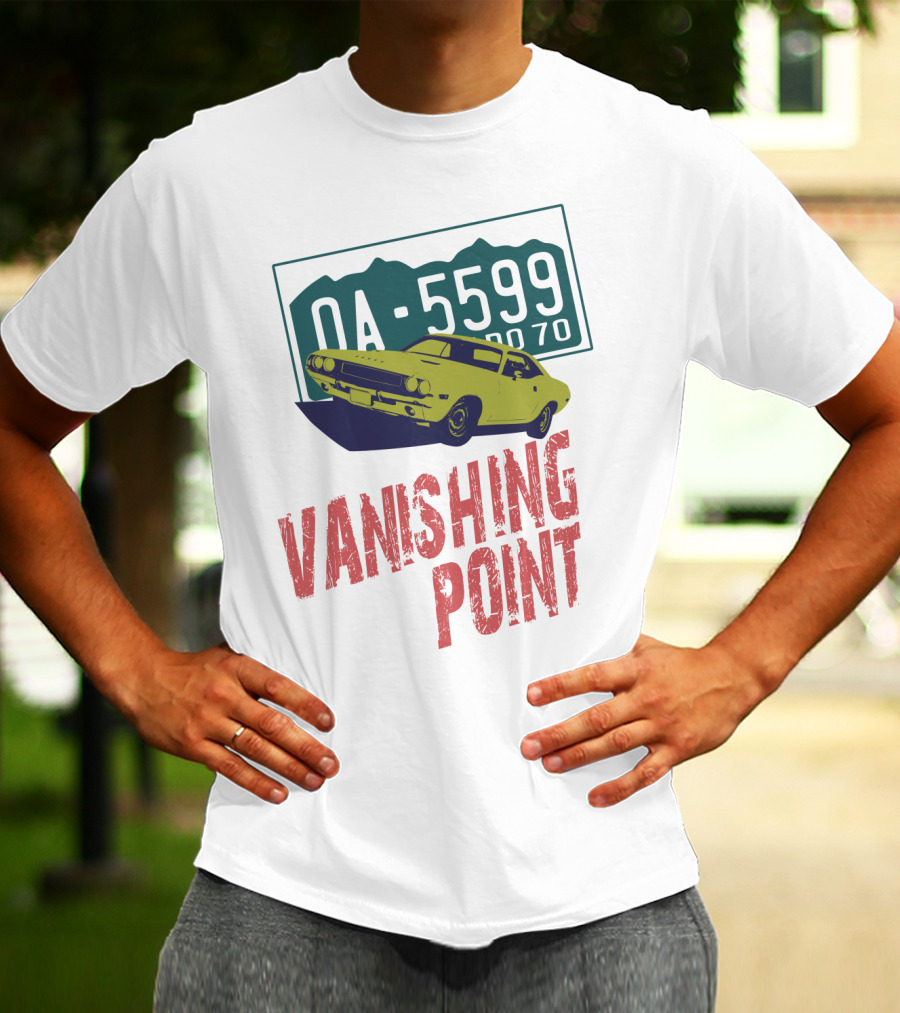 Vanishing Point OA-5599 70s Car Iconic Reference T-Shirt