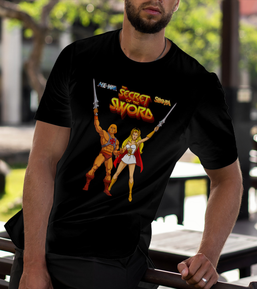He-Man And She-Ra The Secret Of The Sword T-Shirt