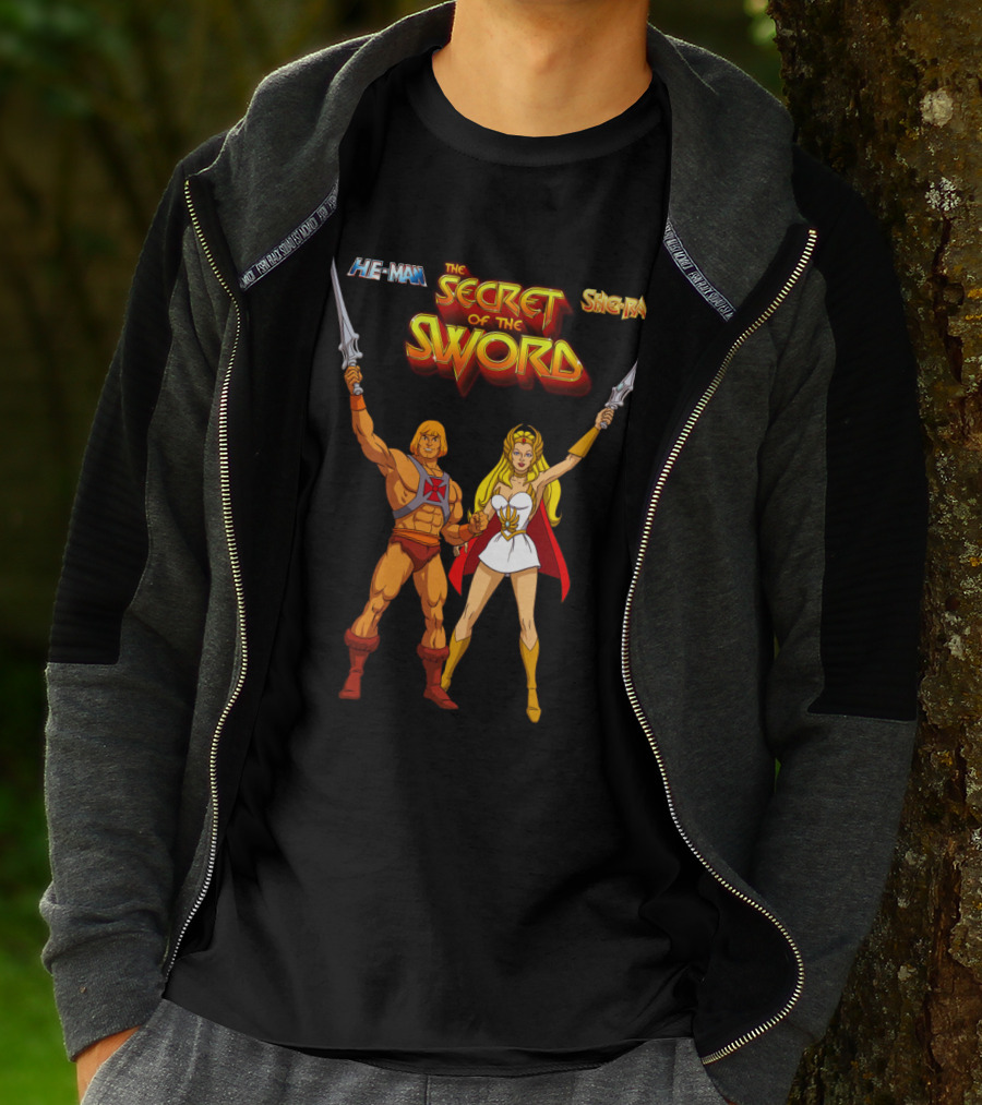 He-Man And She-Ra The Secret Of The Sword T-Shirt
