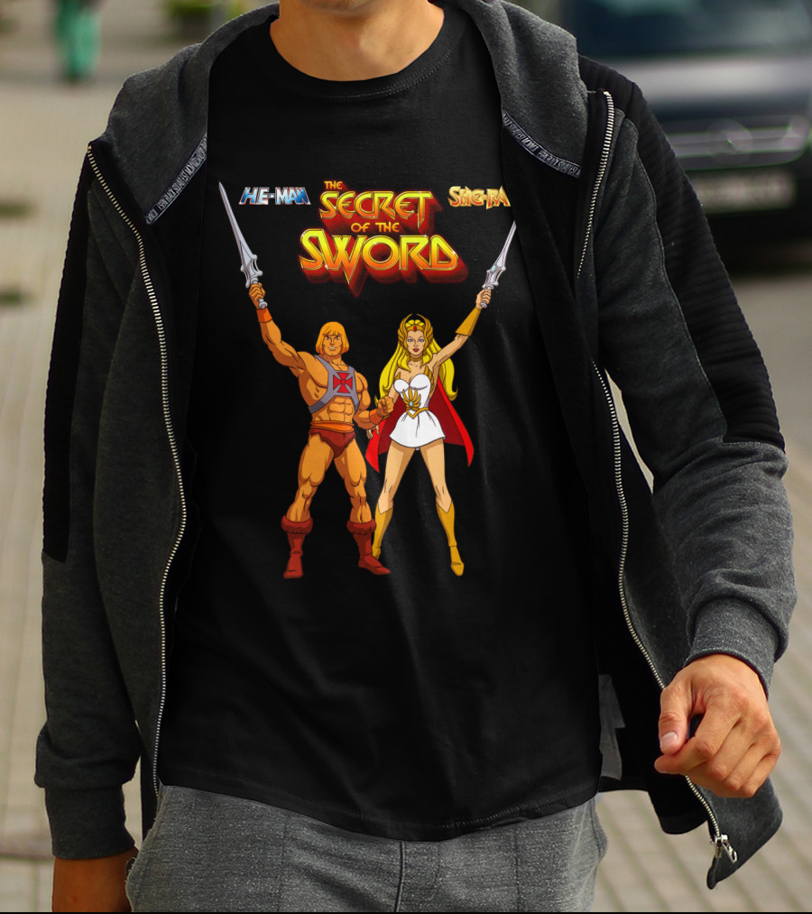 He-Man And She-Ra The Secret Of The Sword T-Shirt