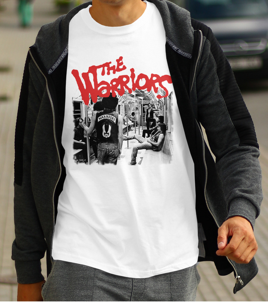 The Warriors Movie Subway Scene Iconic Street Gang Jacket T-Shirt