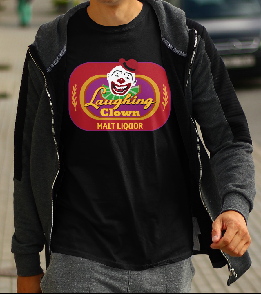 Talladega Nights Laughing Clown Malt Liquor T-Shirt