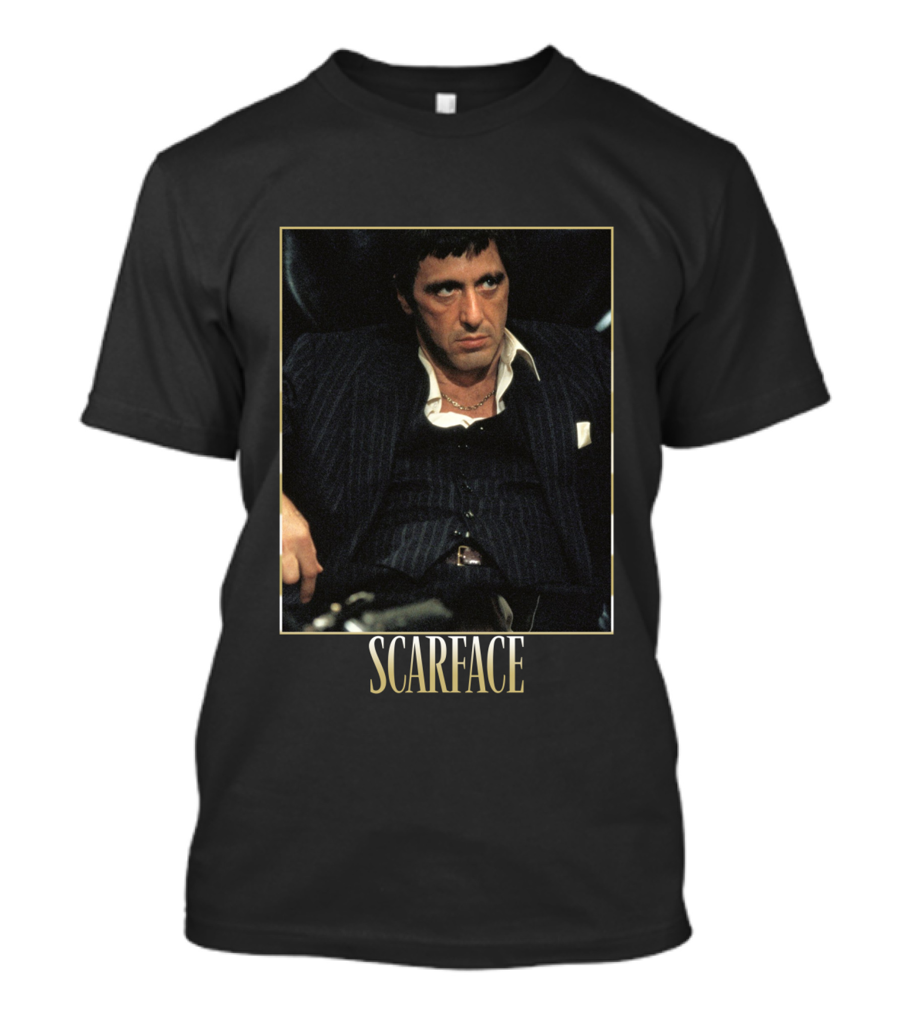 SCARFACE Tony Montana Al Pacino Classic Movie Scene T-Shirt