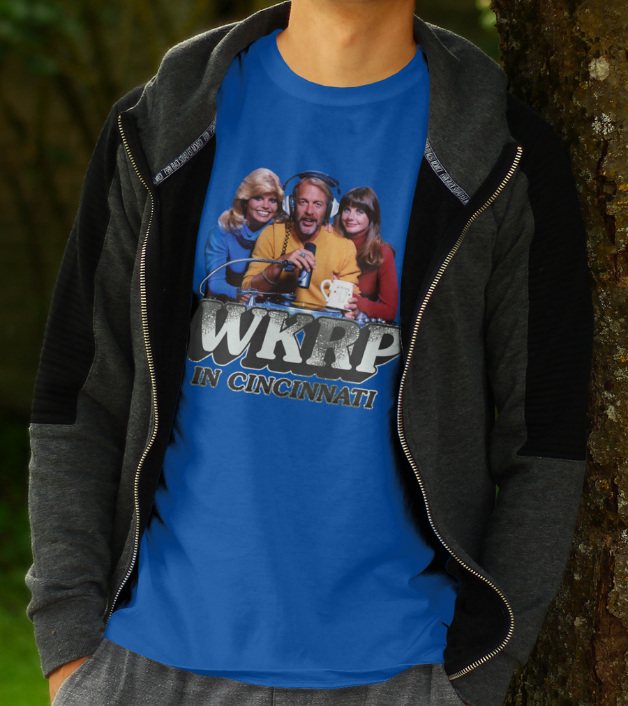 WKRP In Cincinnati Retro Cast 70s Radio Show T-Shirt