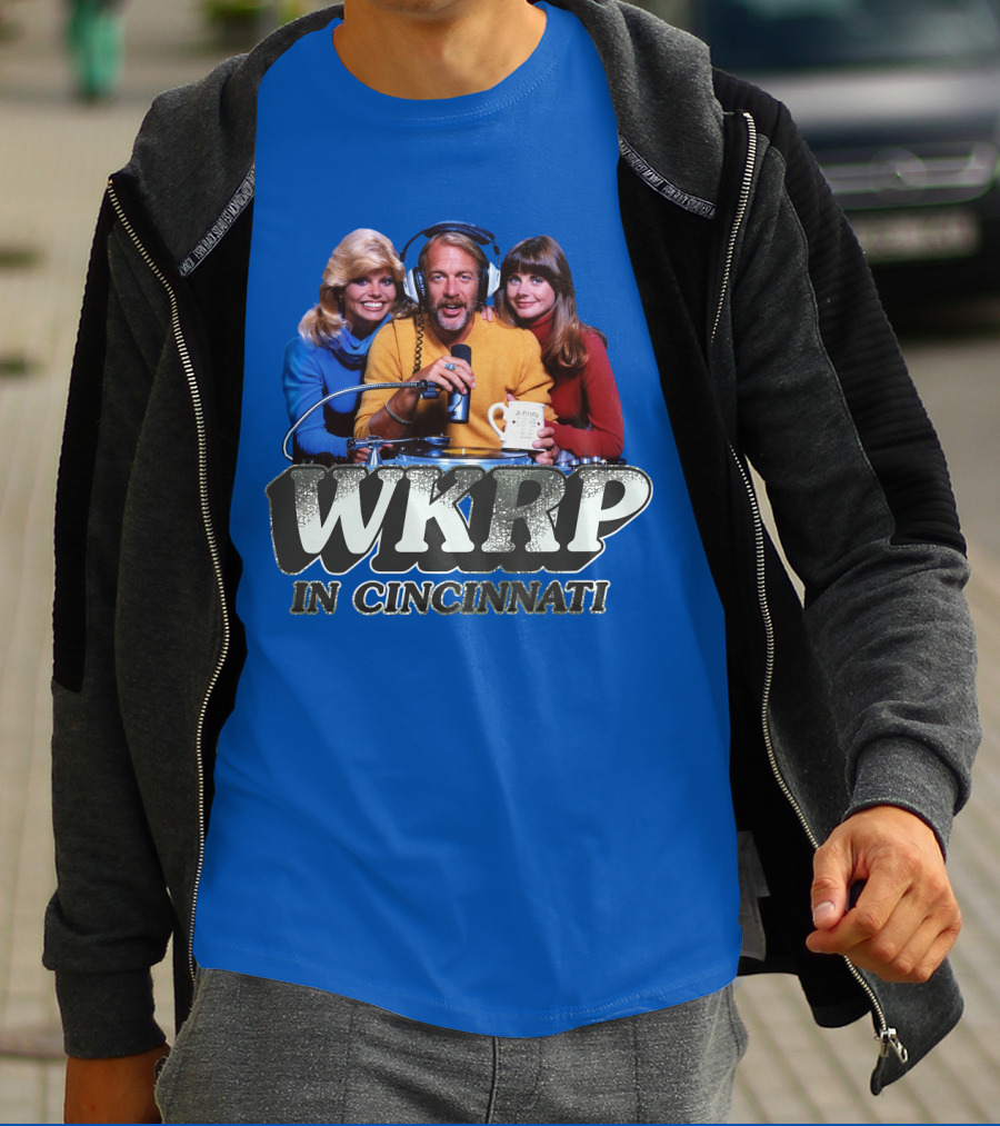 WKRP In Cincinnati Retro Cast 70s Radio Show T-Shirt