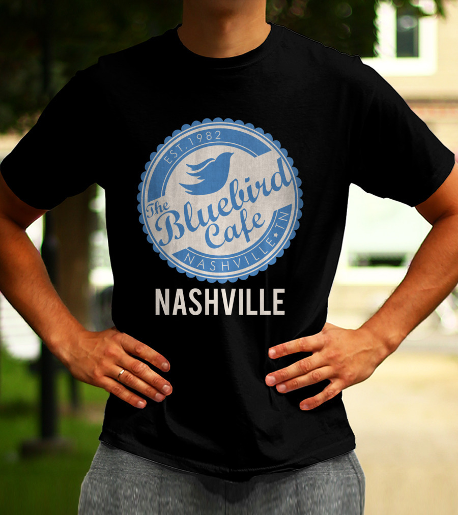 Bluebird Cafe Nashville Est. 1982 The Bluebird Cafe Nashville TN T-Shirt