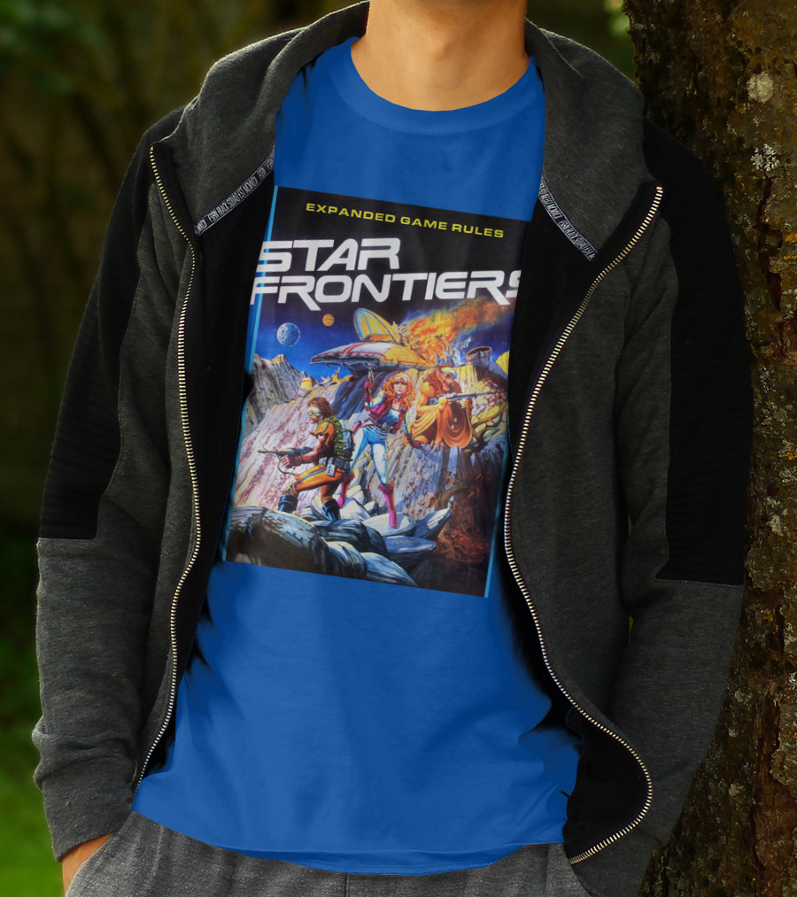 Star Frontiers Expanded Game Rules Retro Sci-Fi Adventure T-Shirt