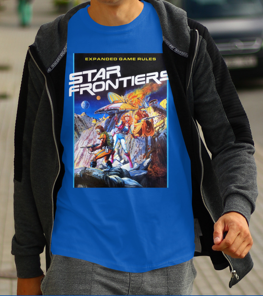 Star Frontiers Expanded Game Rules Retro Sci-Fi Adventure T-Shirt