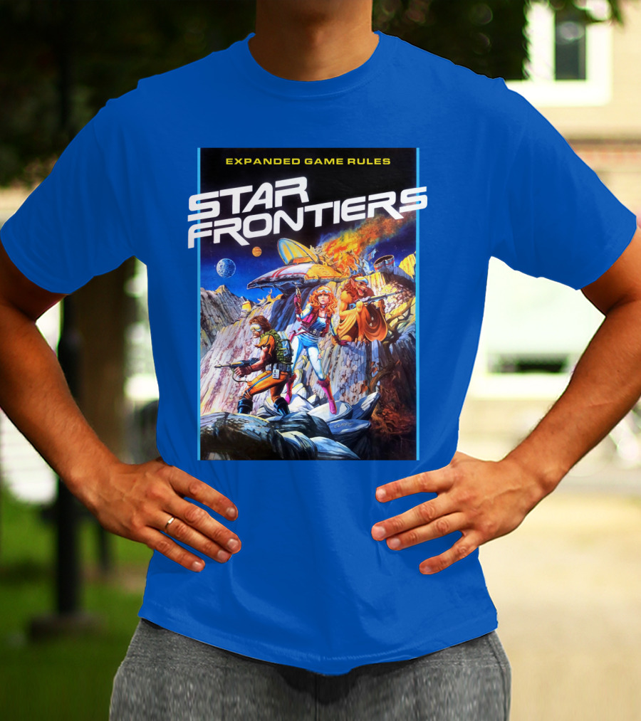 Star Frontiers Expanded Game Rules Retro Sci-Fi Adventure T-Shirt