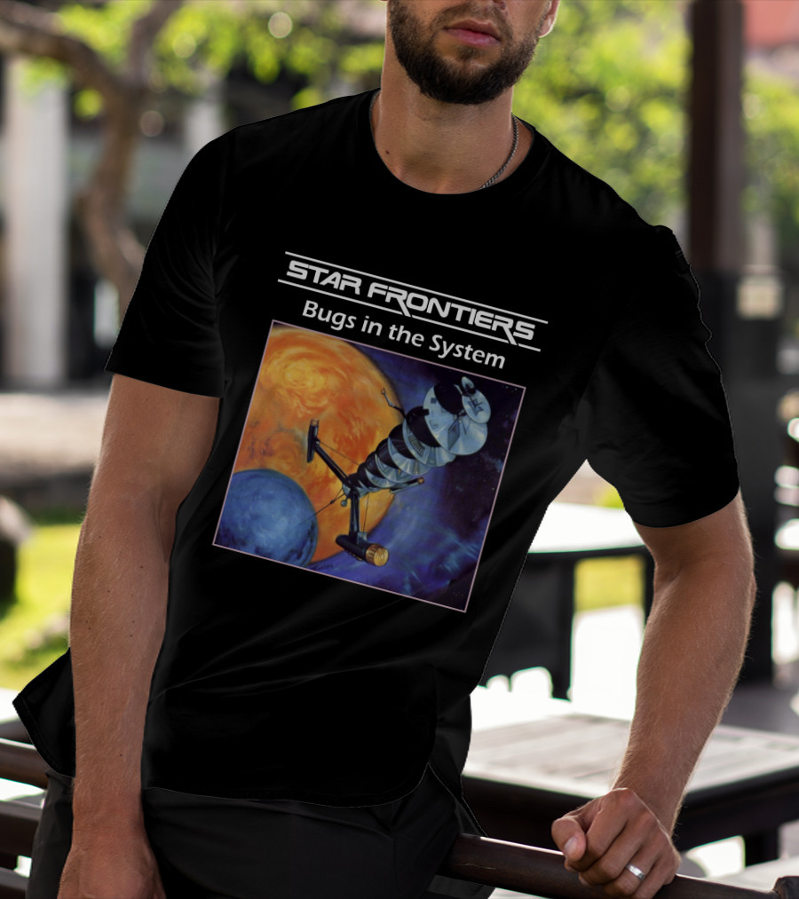 Star Frontiers Bugs In The System Space Satellite Planets T-Shirt