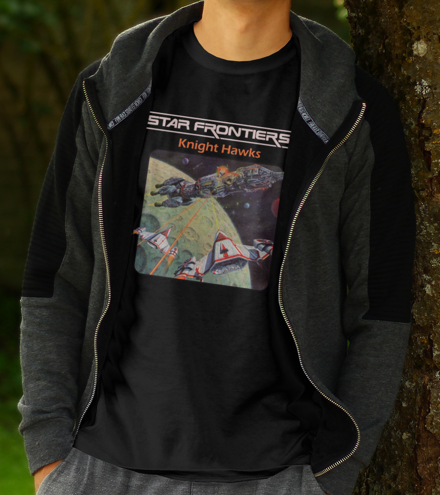 Star Frontiers Knight Hawks Space Adventure 1980s Sci-Fi Retro T-Shirt