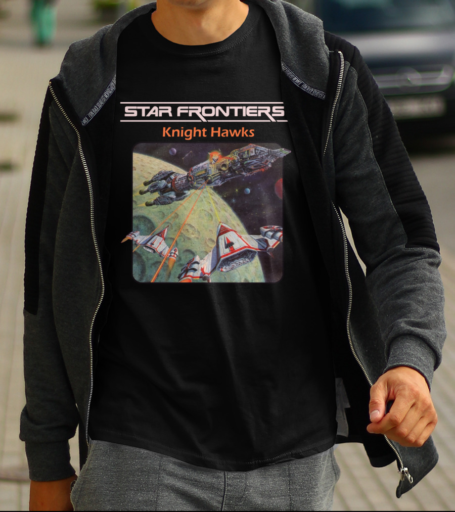 Star Frontiers Knight Hawks Space Adventure 1980s Sci-Fi Retro T-Shirt