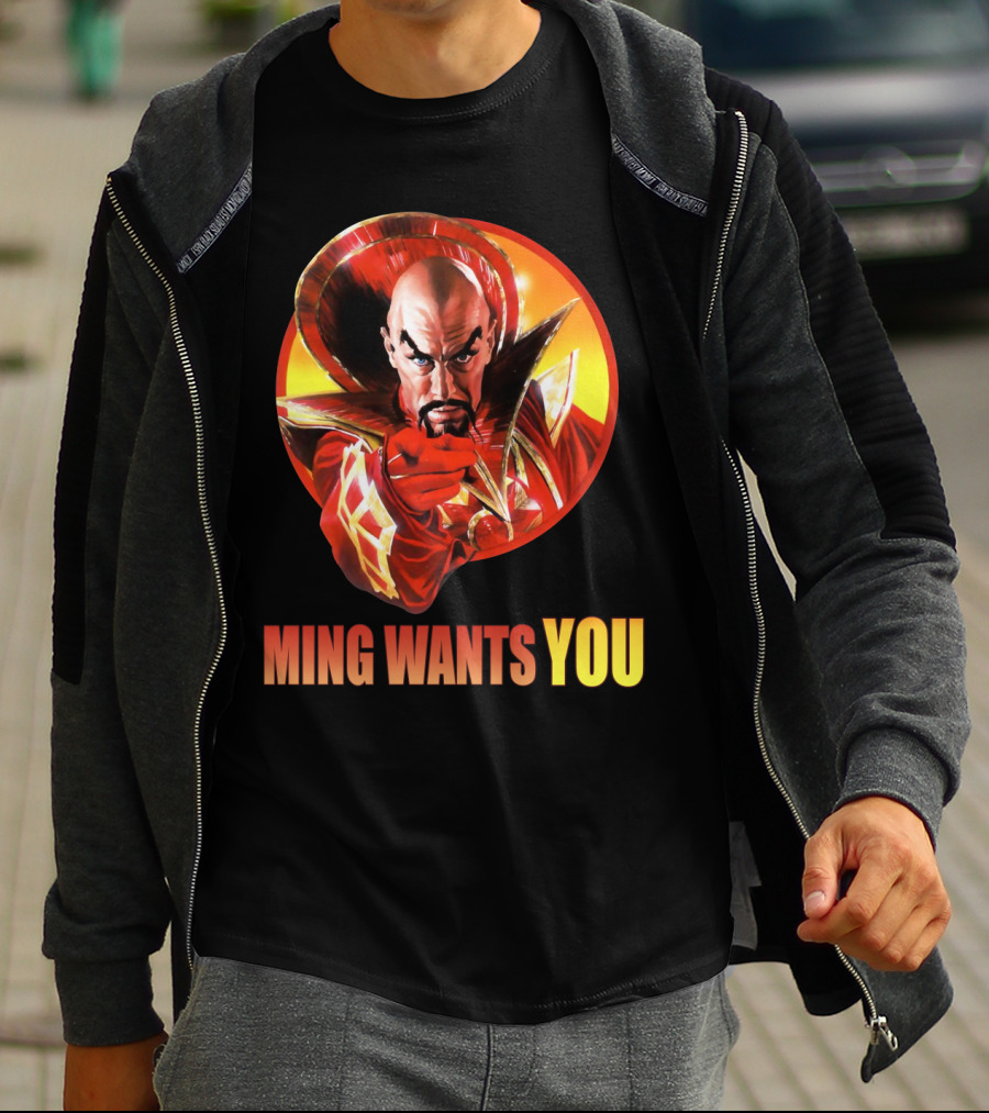 Flash Gordon Ming Wants You Villain T-Shirt