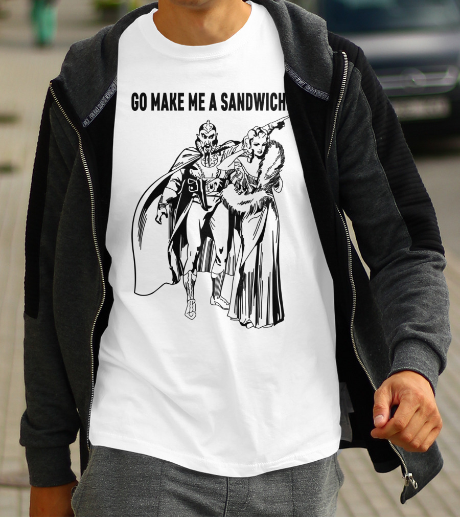 Go Make Me A Sandwich Flash Gordon Comic T-Shirt