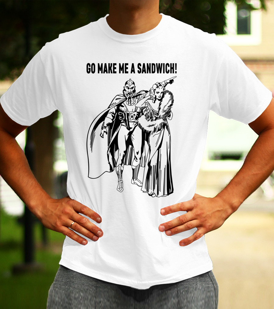 Go Make Me A Sandwich Flash Gordon Comic T-Shirt