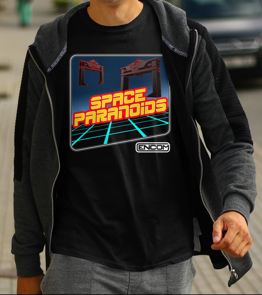 Space Paranoids Encom Retro Arcade T-Shirt