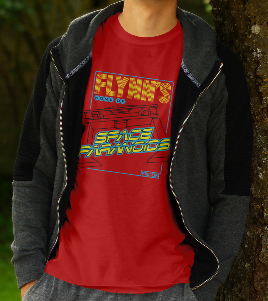 FLYNN'S Home Of Space Paranoids ENCOM T-Shirt