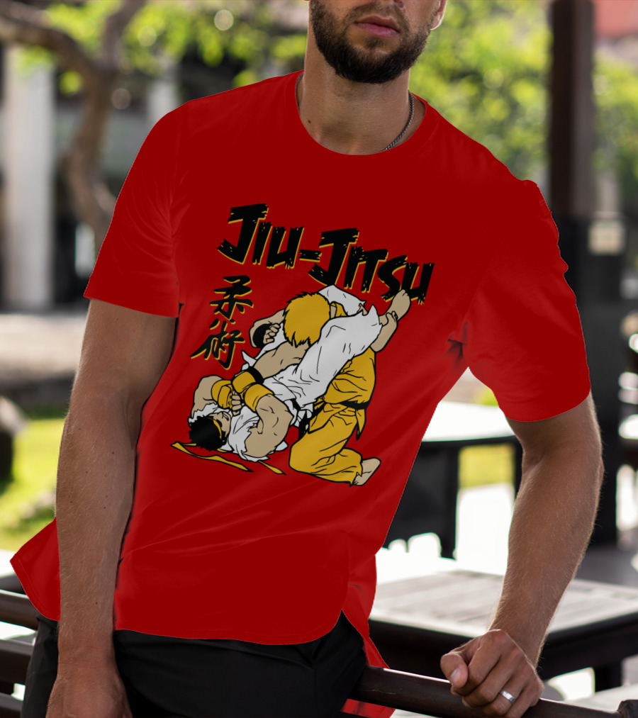 Jiu Jitsu Street Ryu Ken Martial Arts Showdown T-Shirt