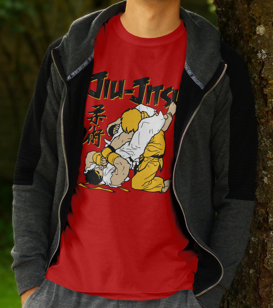 Jiu Jitsu Street Ryu Ken Martial Arts Showdown T-Shirt