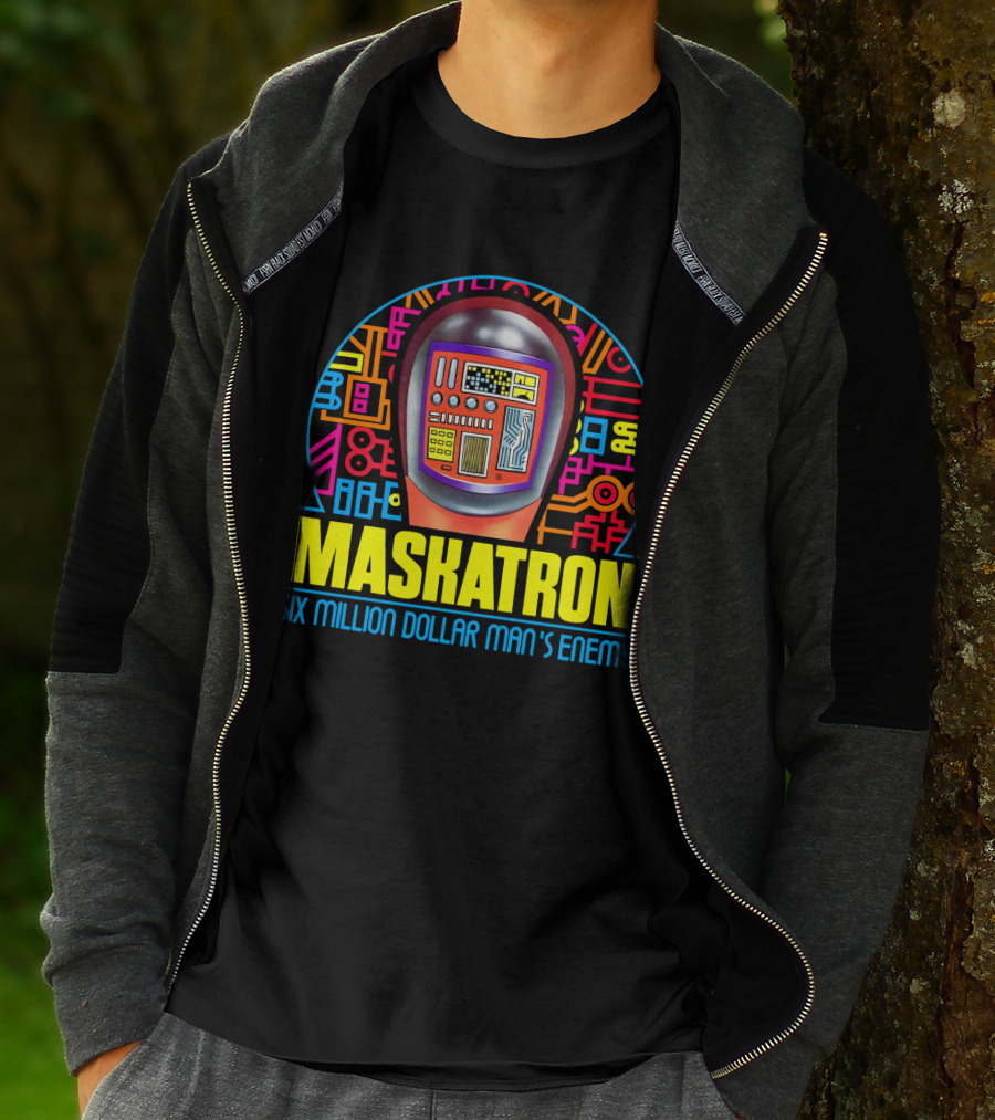 MASKATRON SIX MILLION DOLLAR MAN'S ENEMY T-Shirt