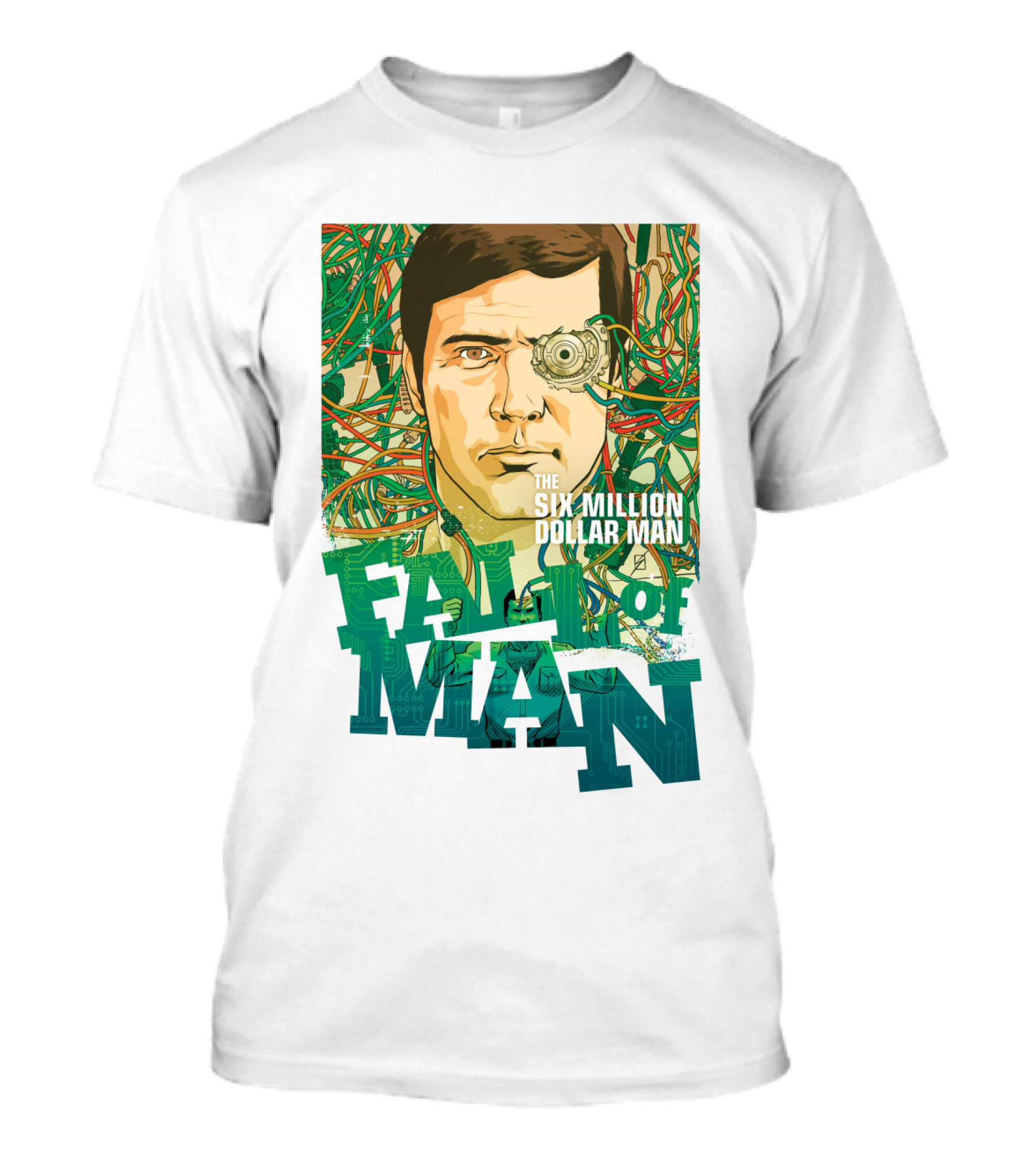 The Six Million Dollar Man Fall Of Man T-Shirt