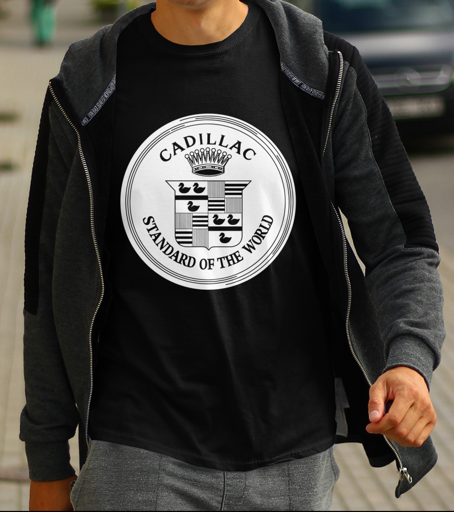 Cadillac Standard Of The World Crest Emblem T-Shirt