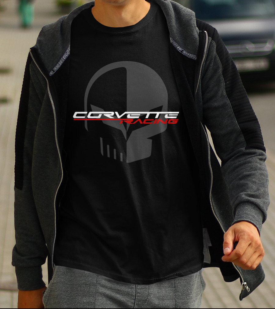Corvette Racing Skull T-Shirt