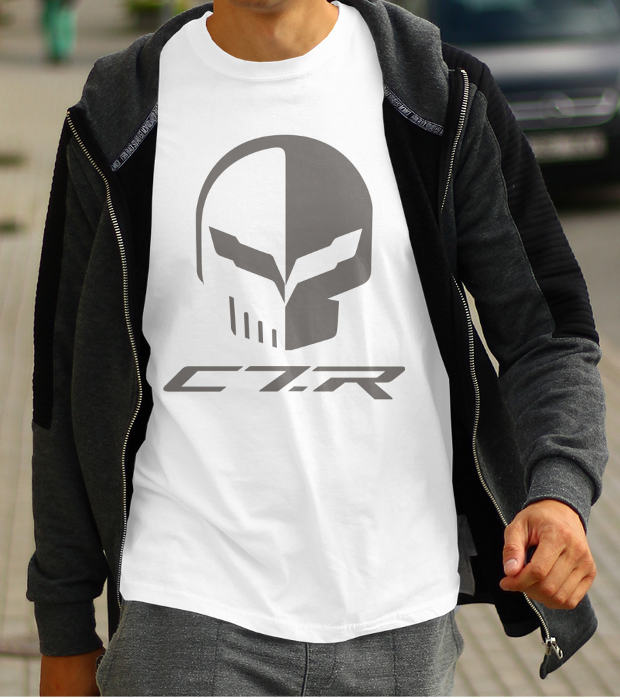 C7R Corvette Skull Iconic T-Shirt