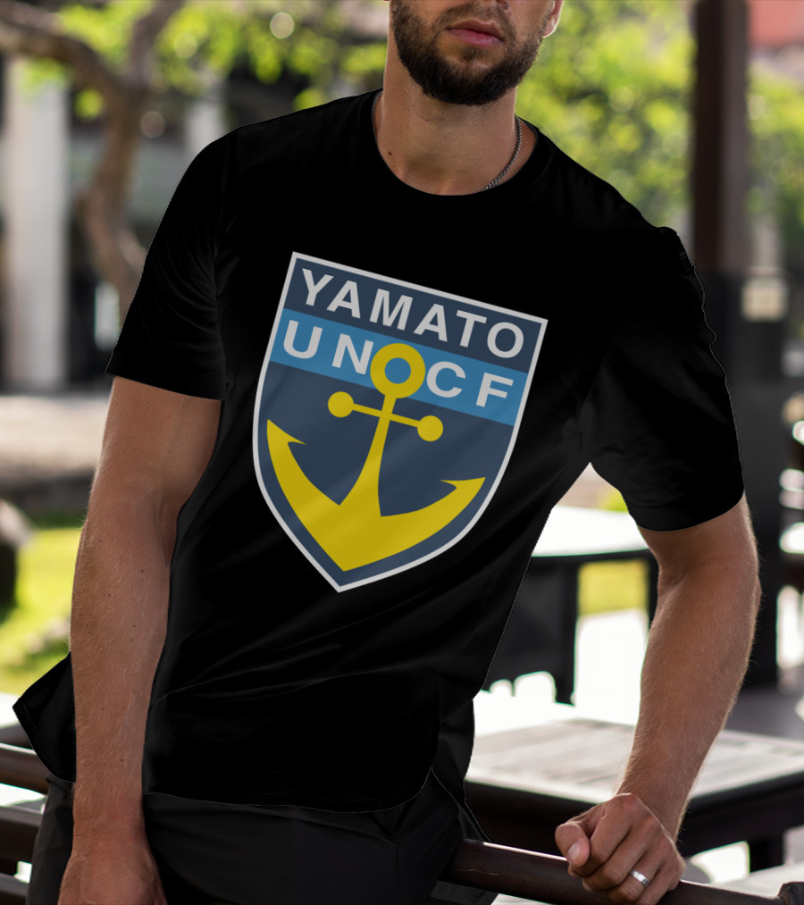 Yamato UNCF Anchor Emblem Space Battleship Crest T-Shirt