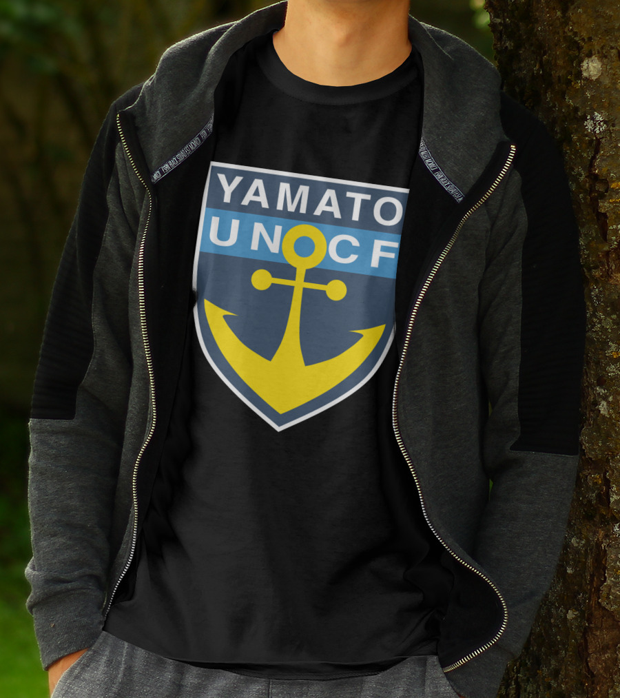 Yamato UNCF Anchor Emblem Space Battleship Crest T-Shirt
