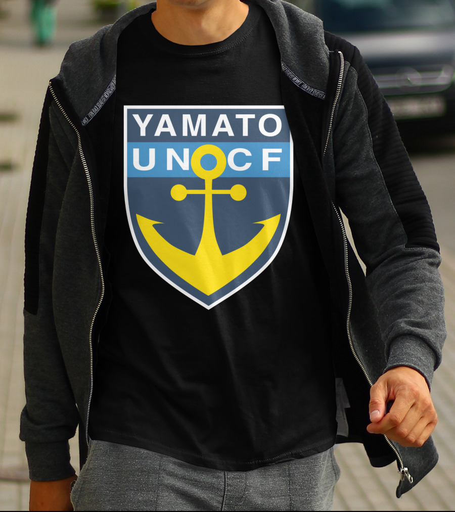 Yamato UNCF Anchor Emblem Space Battleship Crest T-Shirt