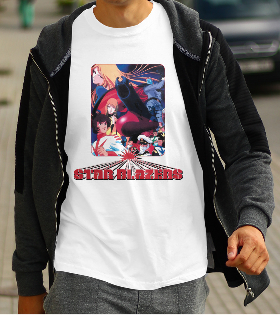 Star Blazers Classic Anime Character Montage Series T-Shirt