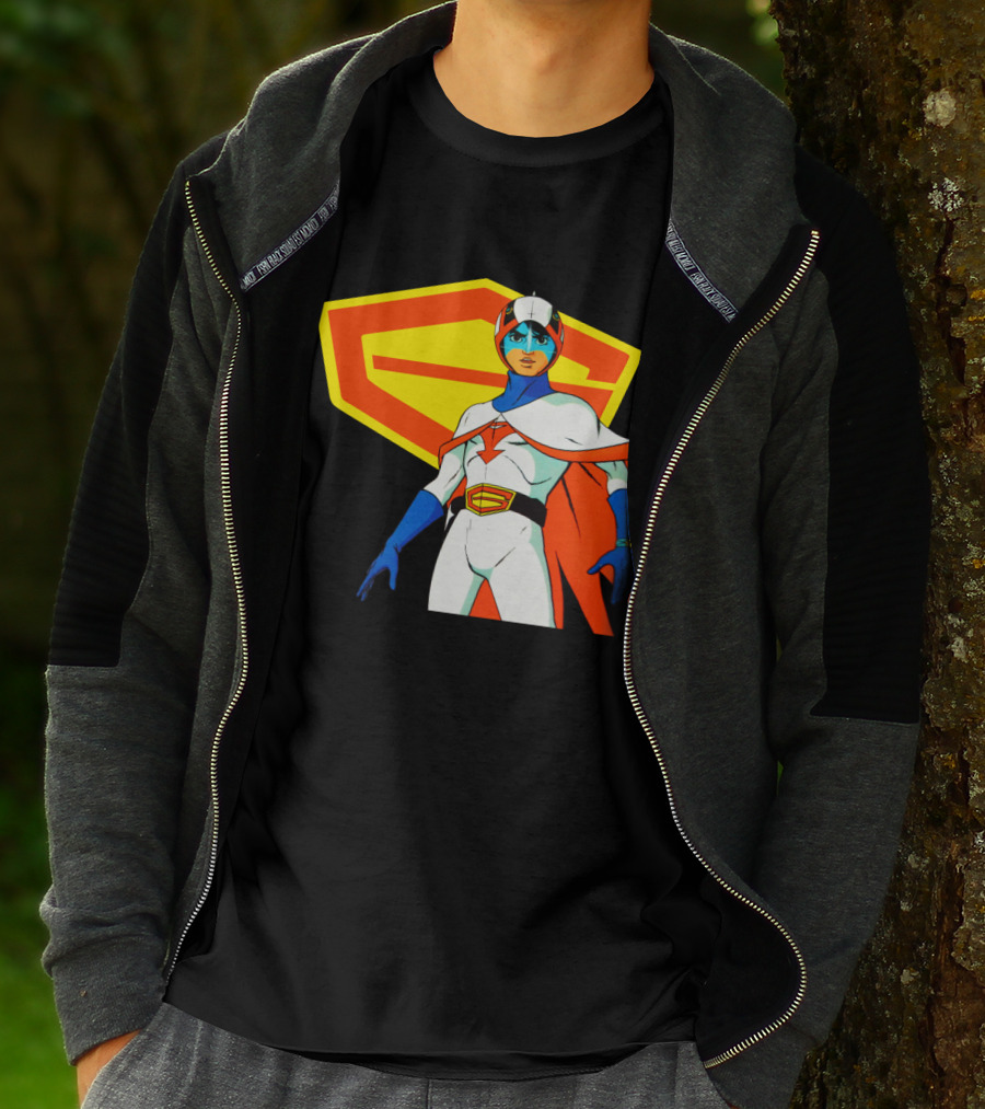 Battle Of The Planets G Force Iconic Character With Emblem T-Shirt