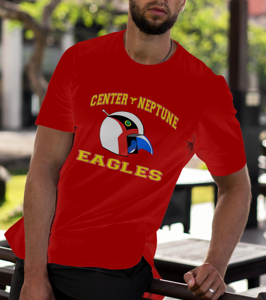 Center Neptune Eagles G-Force Helmet T-Shirt