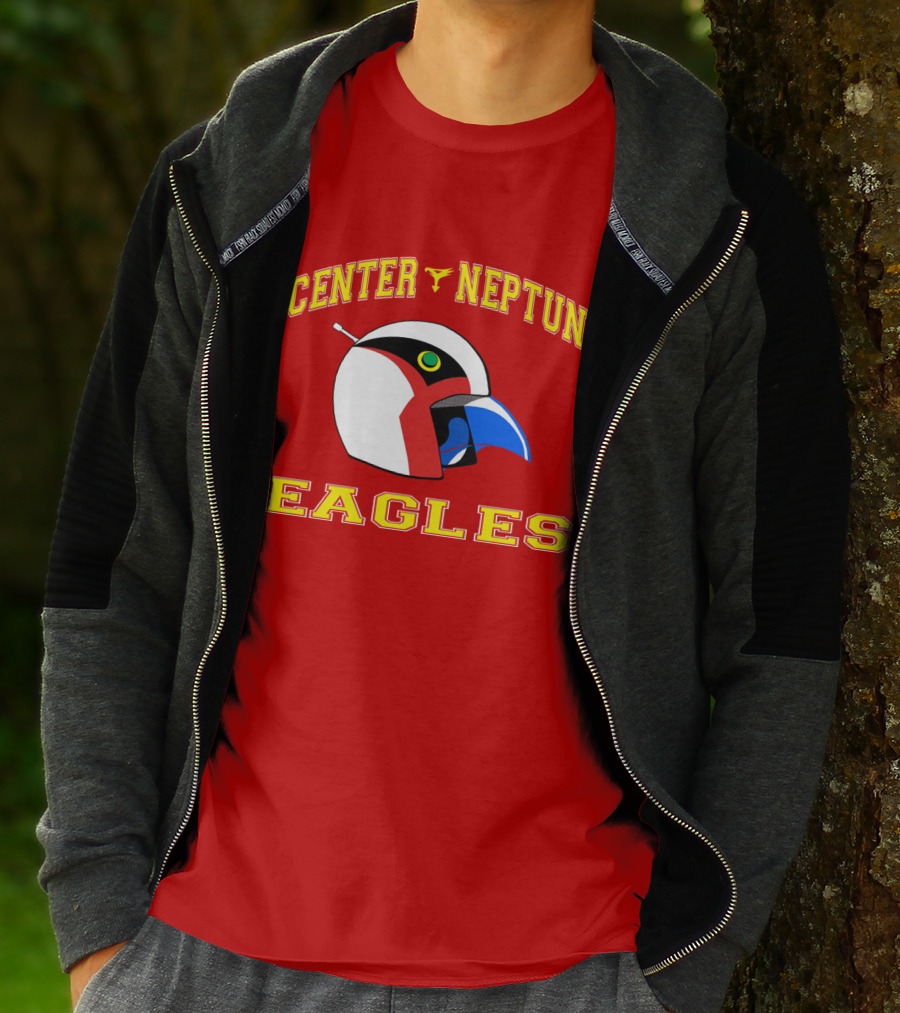 Center Neptune Eagles G-Force Helmet T-Shirt