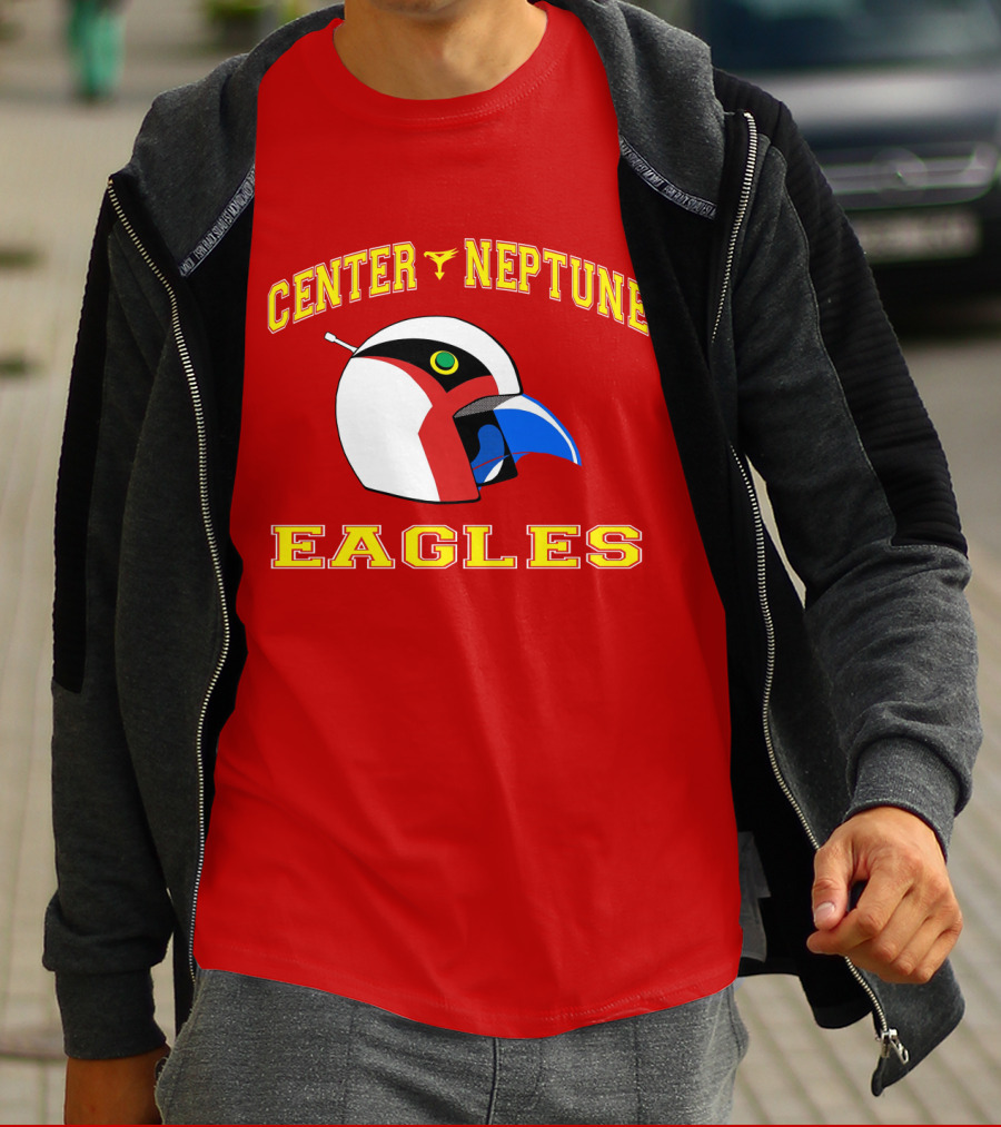 Center Neptune Eagles G-Force Helmet T-Shirt